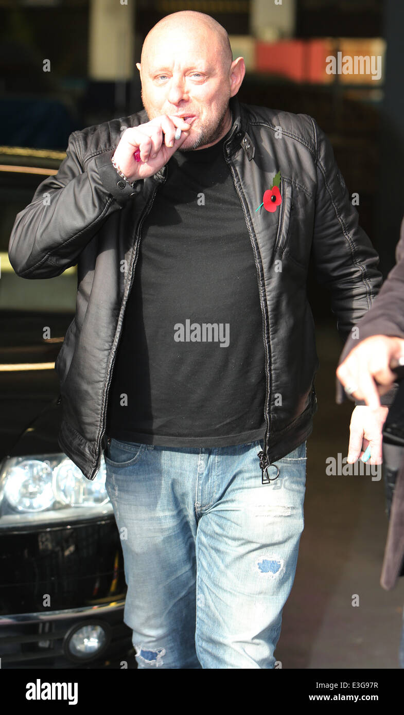 Shawn Ridner Shaun Ryder outside the itv studios Featuring: Shaun Ryder Where ...