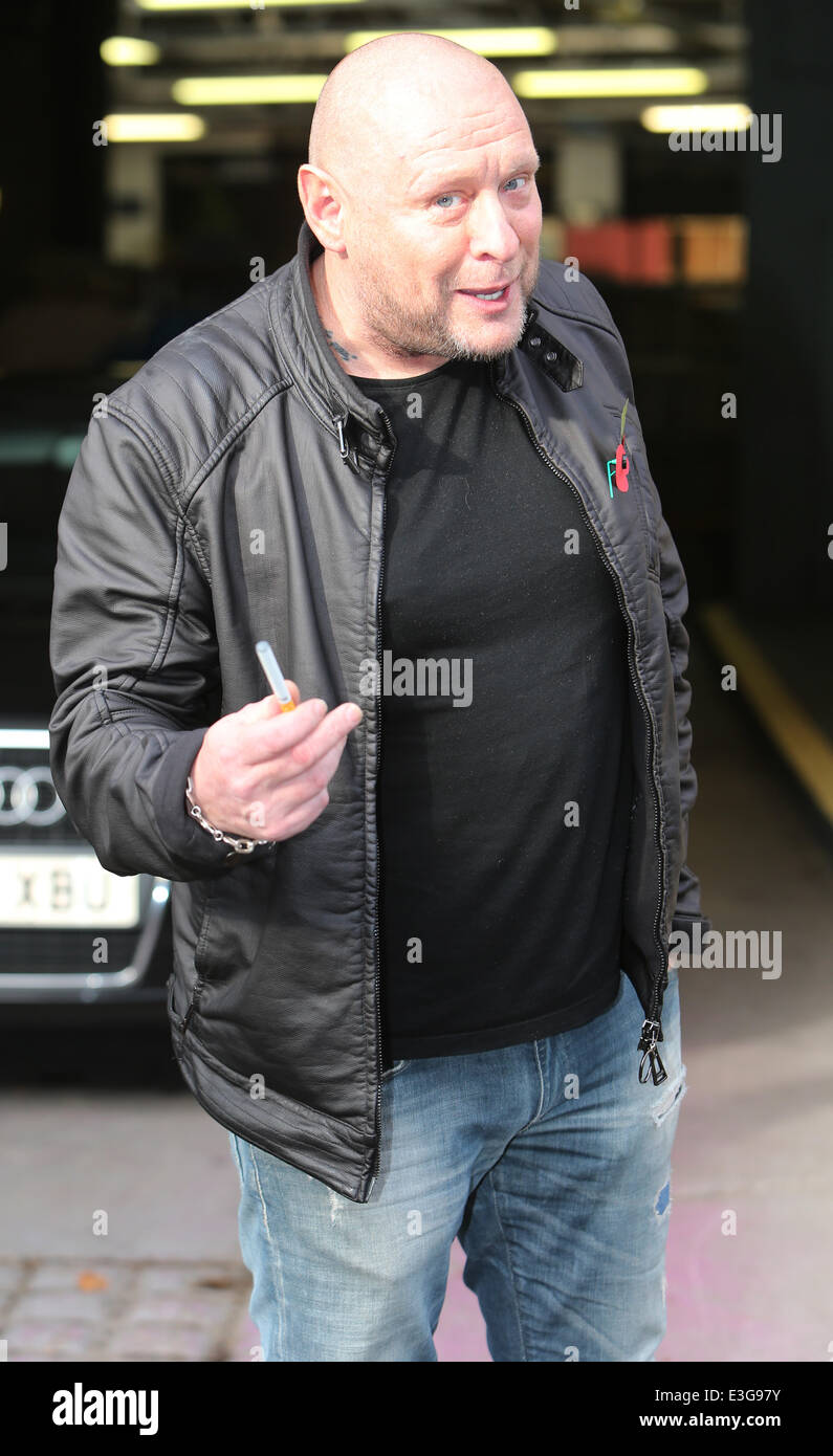 Shawn Ridner Shaun Ryder outside the itv studios Featuring: Shaun Ryder Where ...