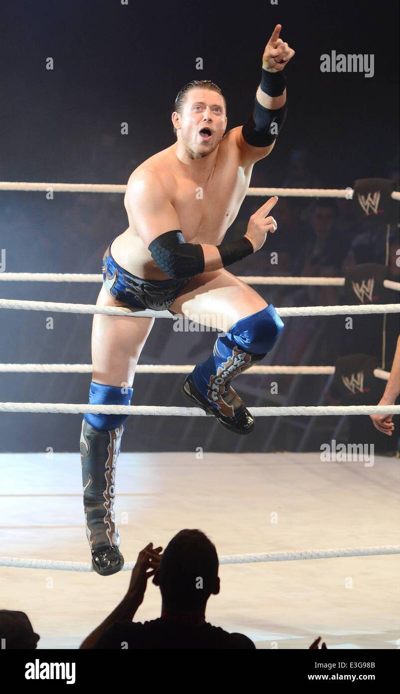 John Cena makes his return from elbow surgery at The O2 for the WWE Live tour...  Featuring: The Miz Where: Dublin, Ireland When: 08 Nov 2013 Stock Photo