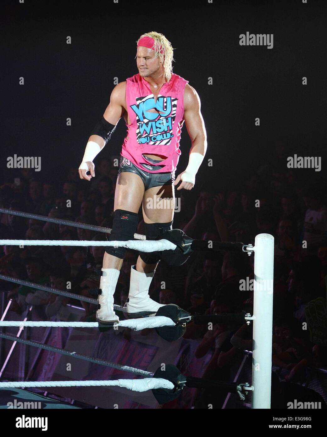John Cena makes his return from elbow surgery at The O2 for the WWE Live tour...  Featuring: Dolph Ziggler Where: Dublin, Ireland When: 08 Nov 2013 Stock Photo