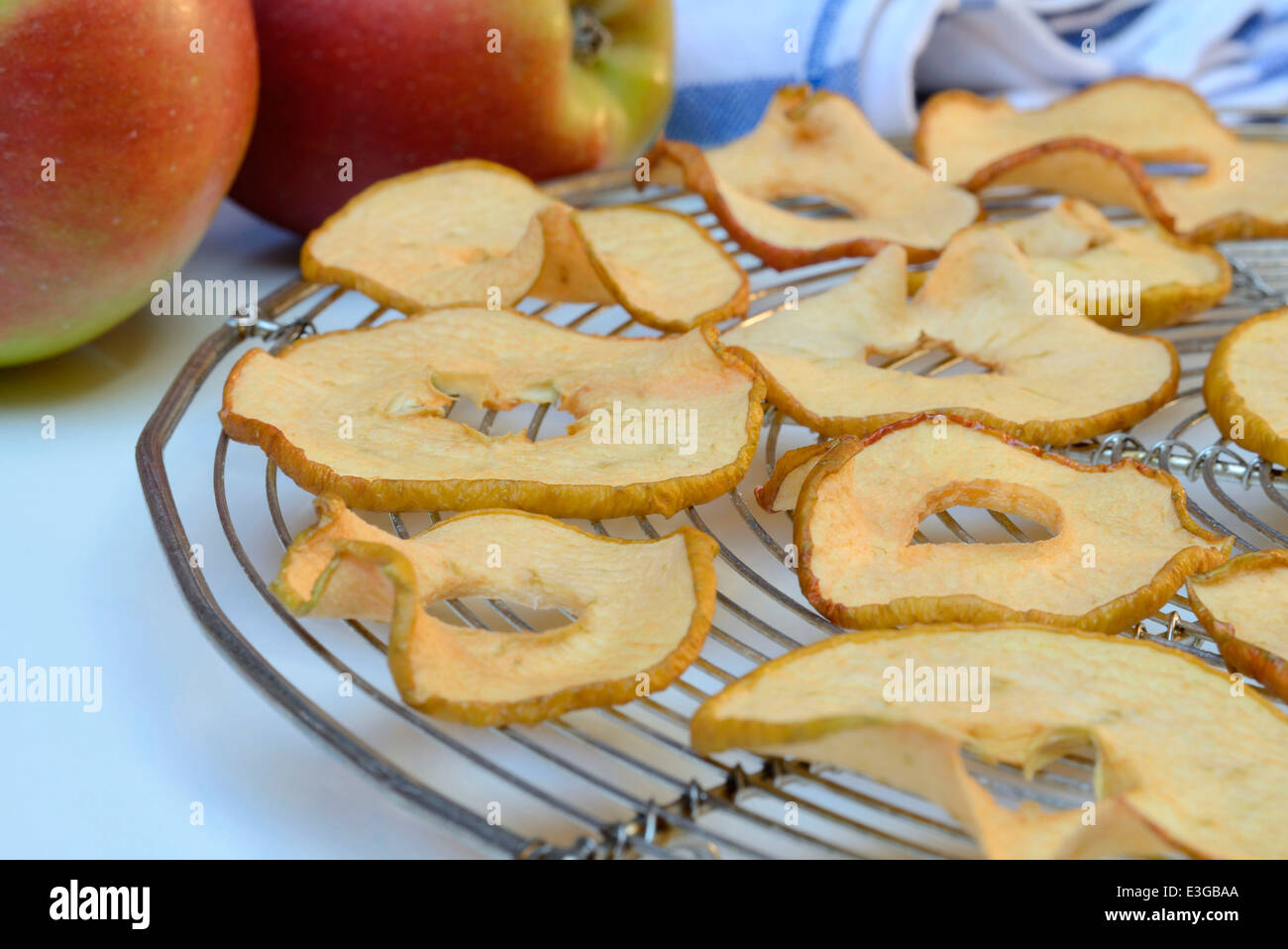Dried apple slices Stock Photo Alamy