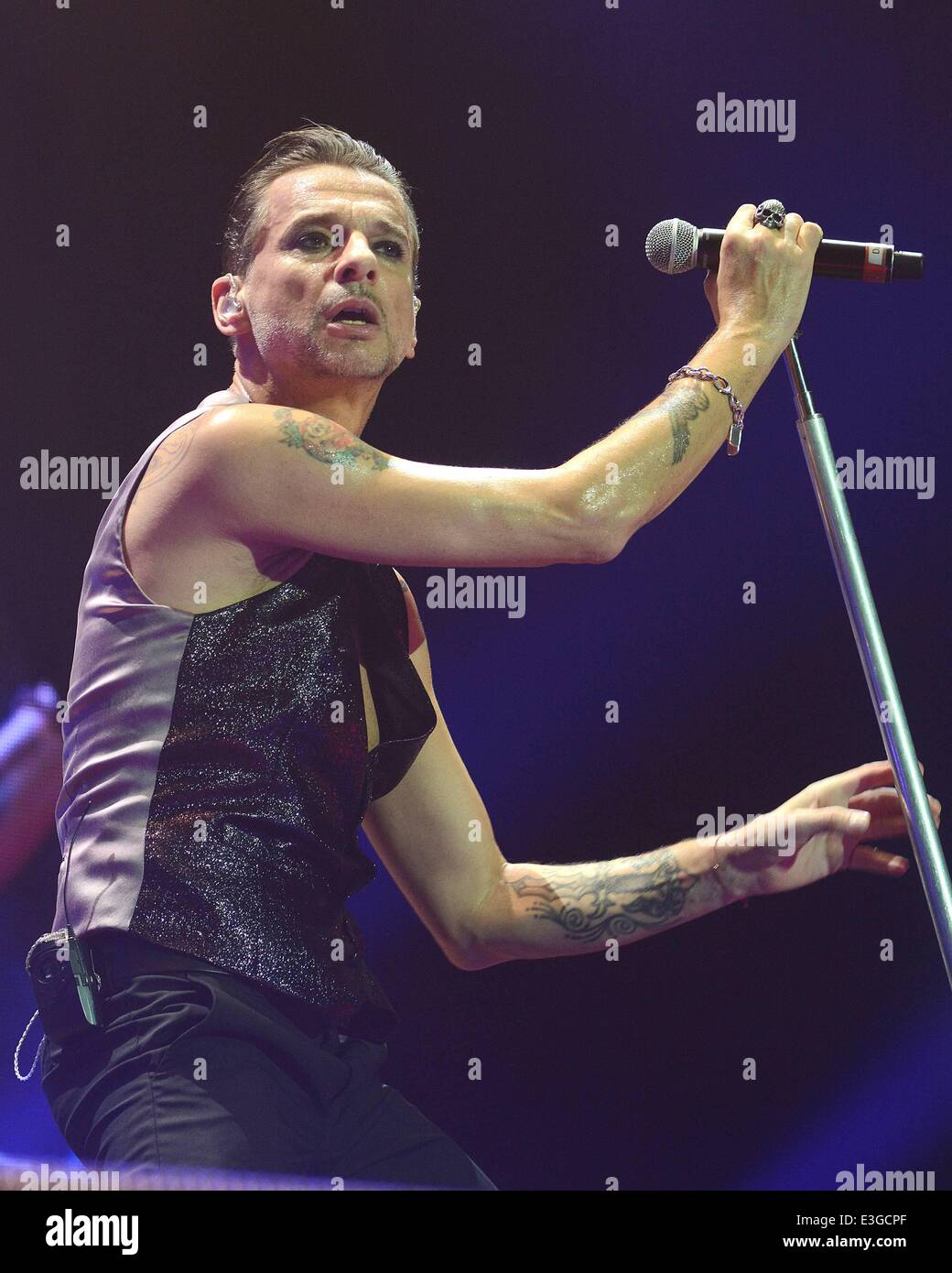 Depeche Mode performing live in Amsterdam on 16 May 2023, opening their European  Tour Stock Photo - Alamy