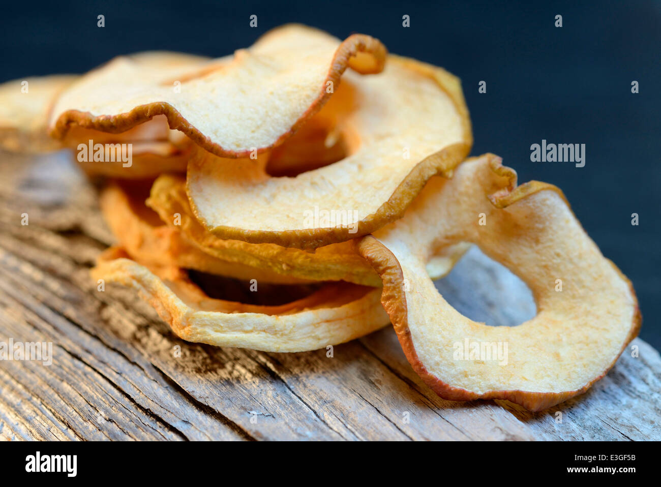 Dried apple slices Stock Photo Alamy
