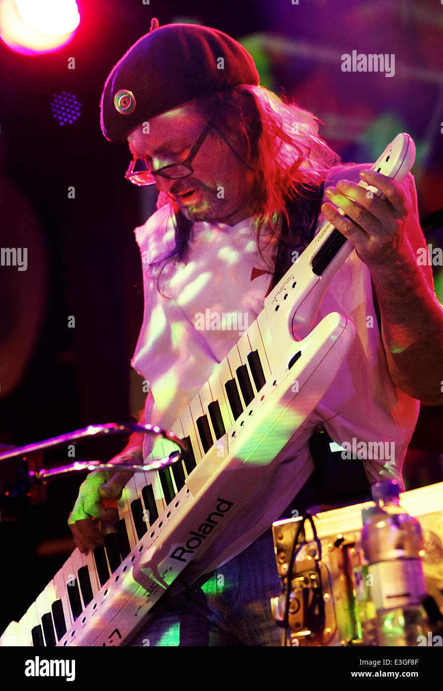 Hawkwind perform live at Liverpool's O2 Academy Featuring: Tim Blake ...