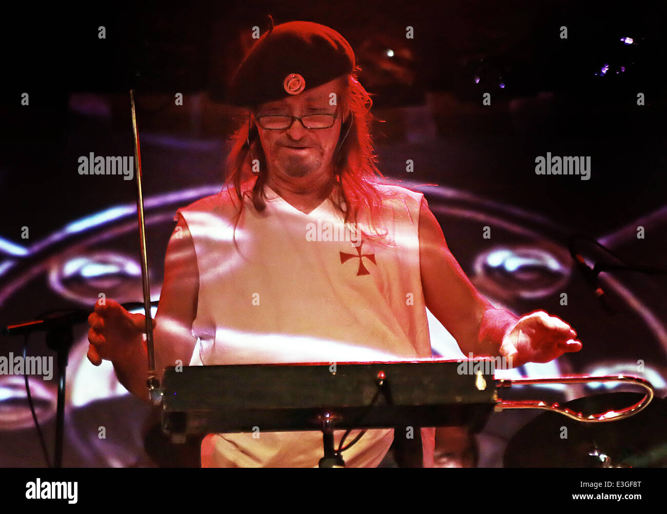 Hawkwind perform live at Liverpool's O2 Academy Featuring: Tim Blake ...