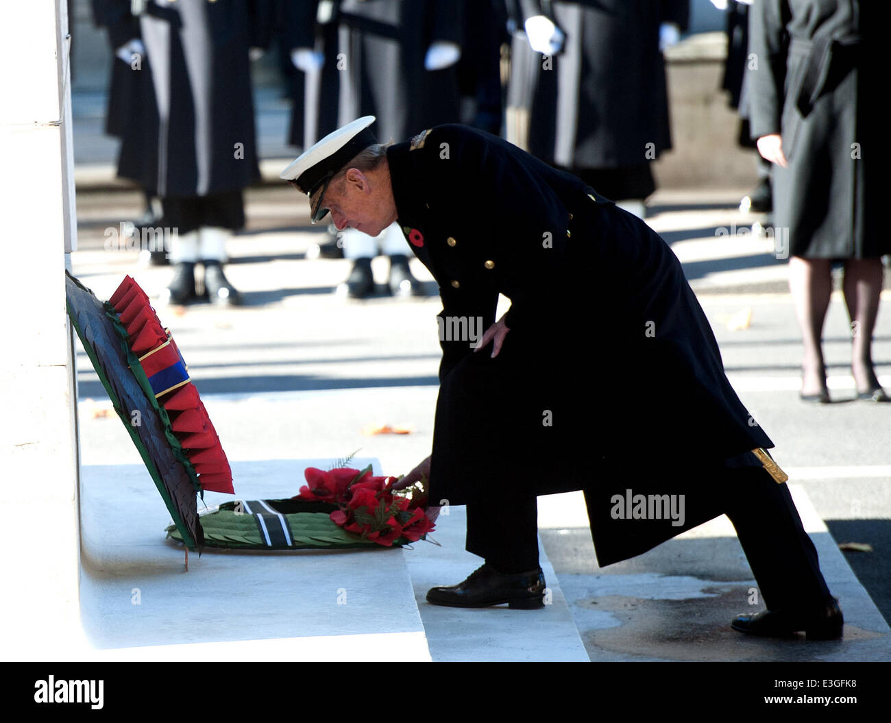 Remembrance Sunday service held at the Cenotaph in Central London ...