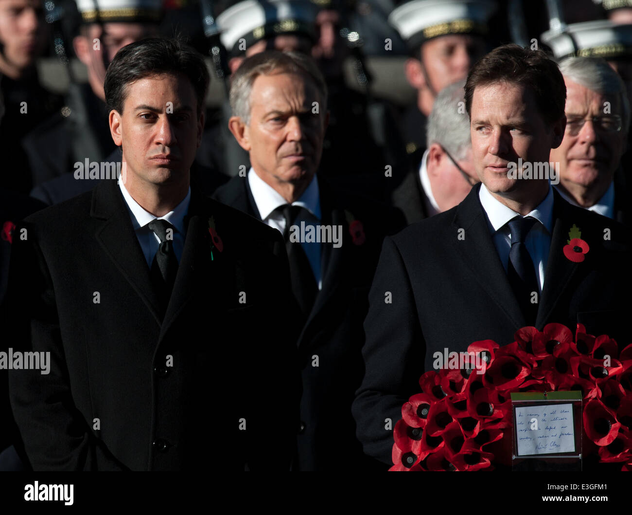 Remembrance Sunday service held at the Cenotaph in Central London ...