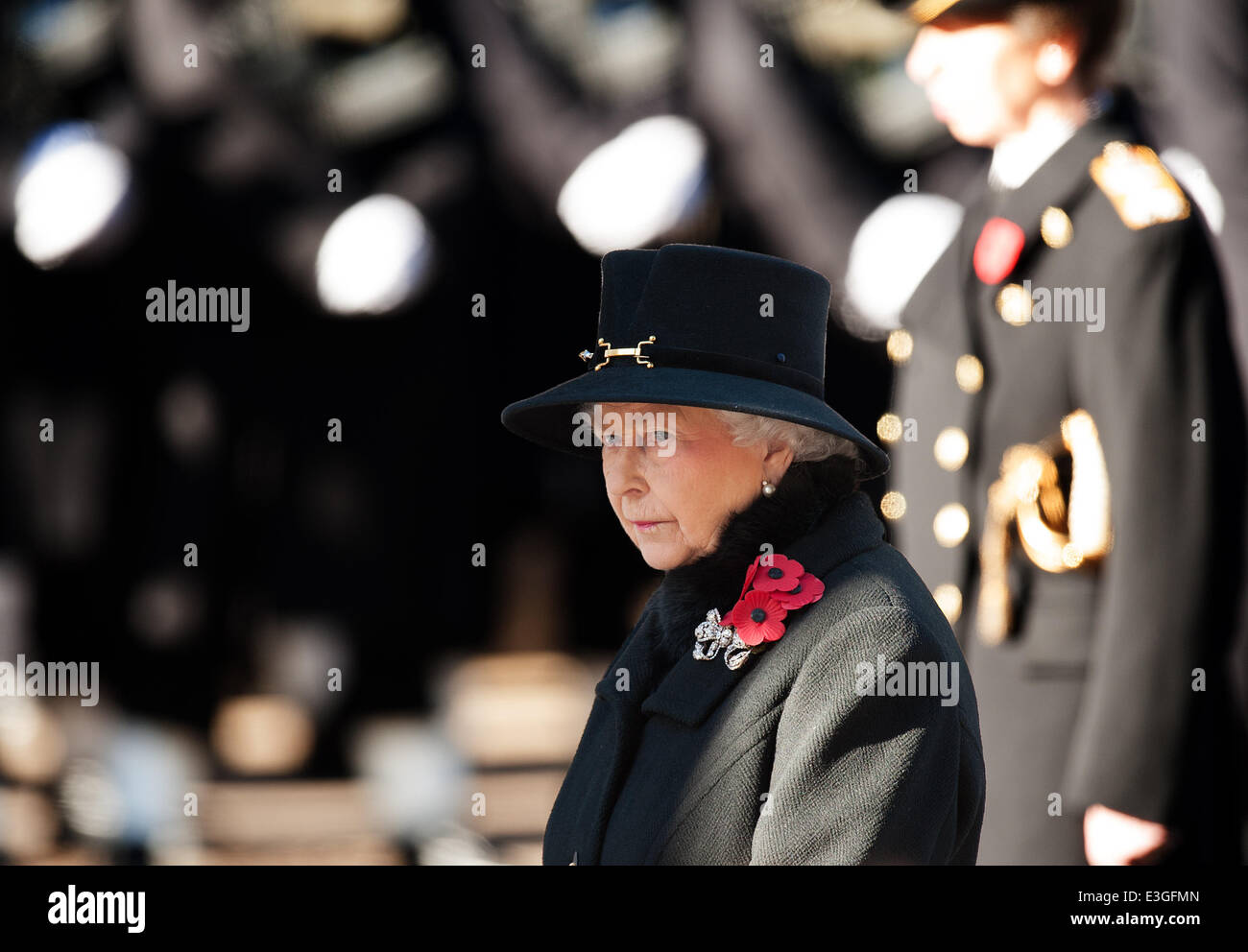 Remembrance Sunday service held at the Cenotaph in Central London ...