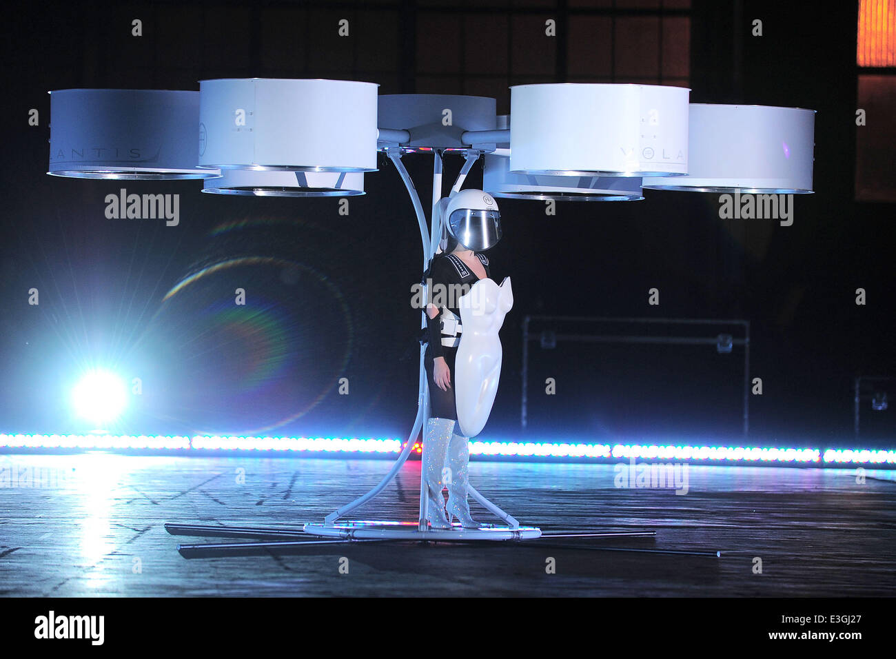 Lady Gaga and TechHaus unveil the world’s first flying dress 'Volantis ...