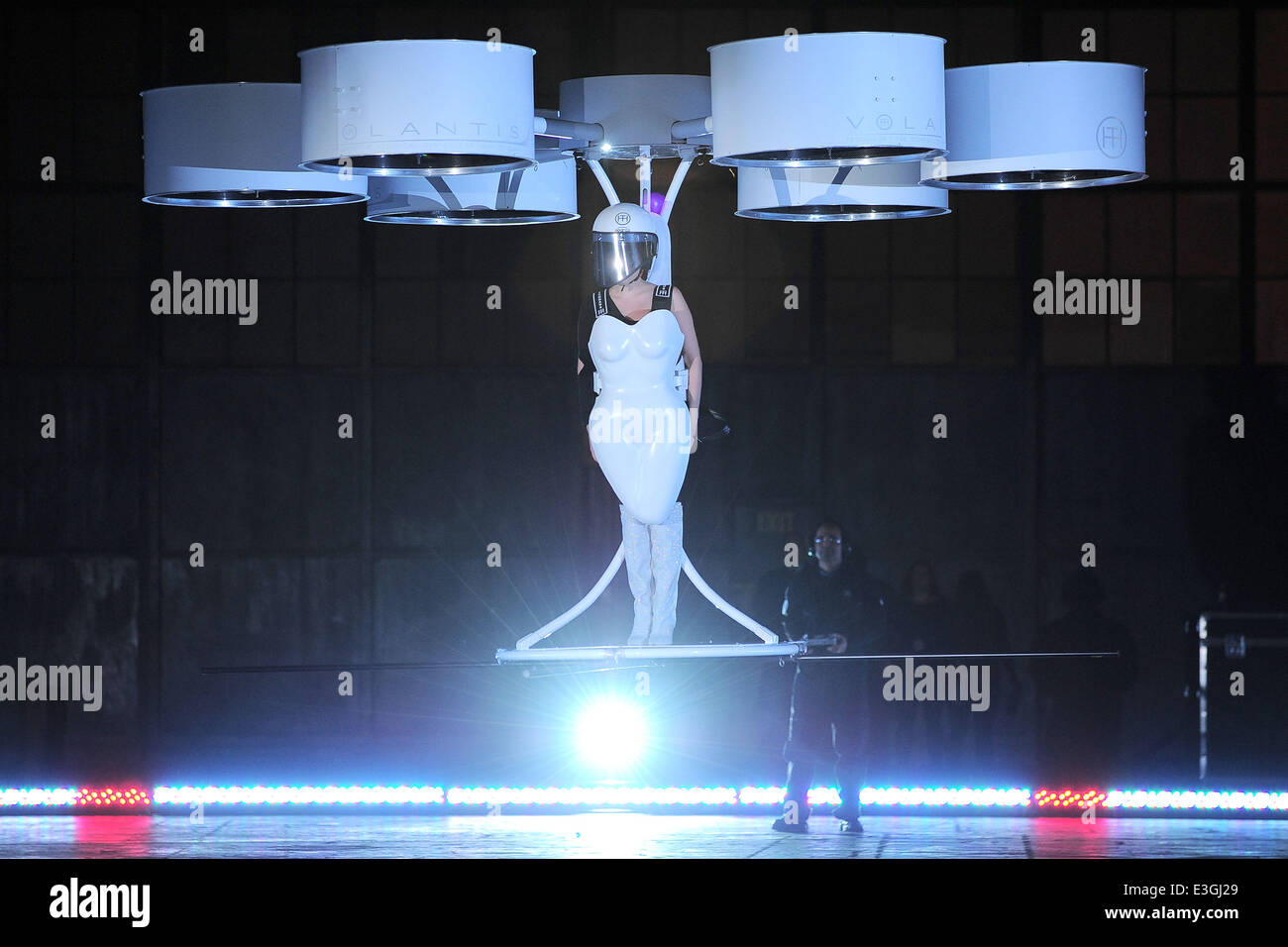 Lady Gaga and TechHaus unveil the world’s first flying dress 'Volantis ...