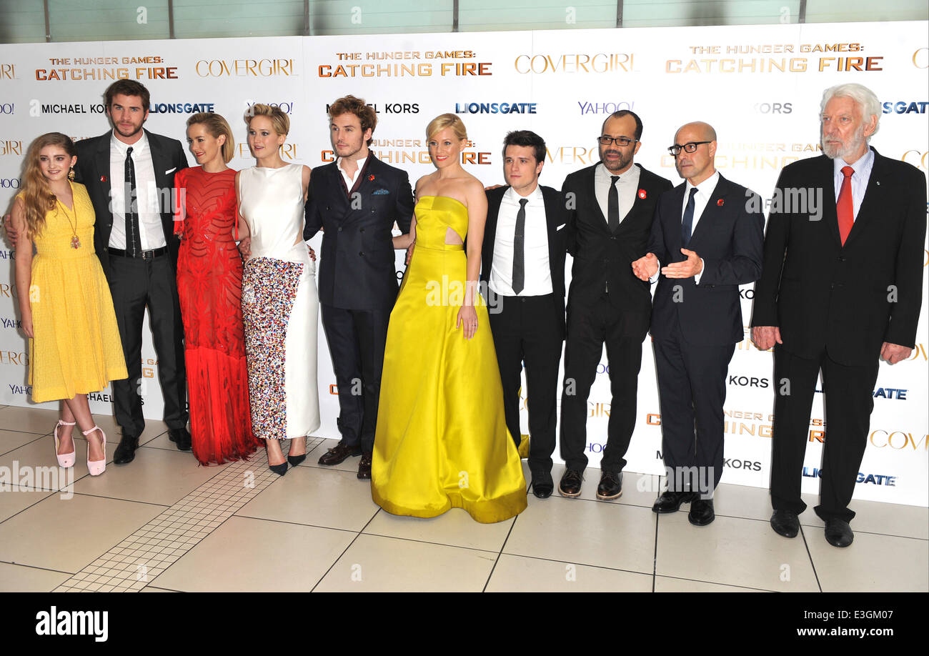 World Premiere of ‘The Hunger Games: Catching Fire’ at the Odeon