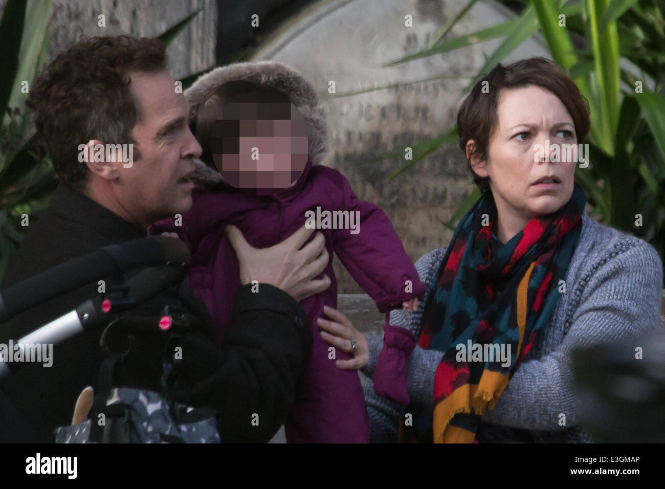 Olivia Colman And Tom Hollander Film Scenes For The Third Series Of The olivia-colman-and-tom-hollander-film-scenes-for-the-third-series-of-the