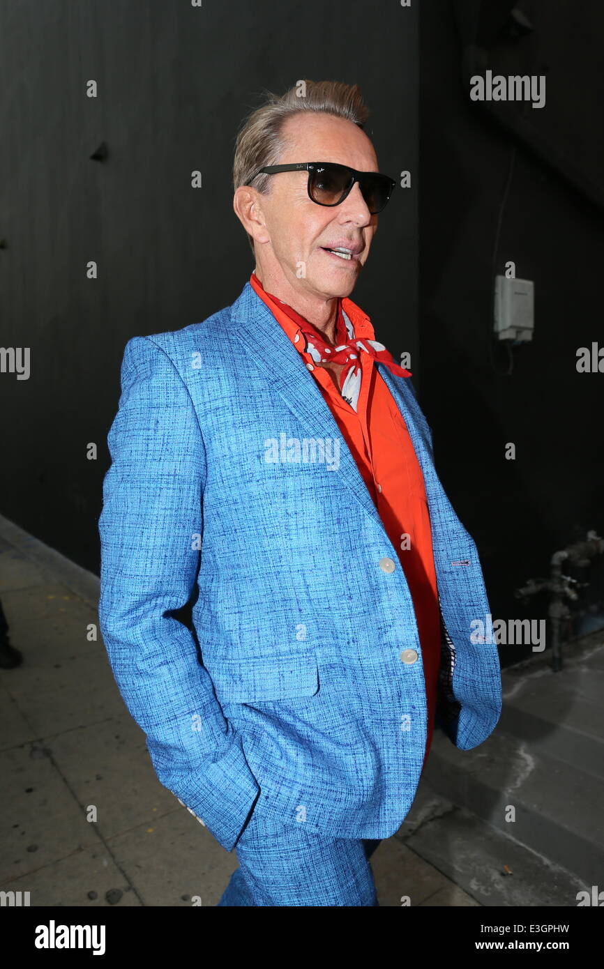 Wolfgang Joop seen arriving at the set of Germanys Next Top Model