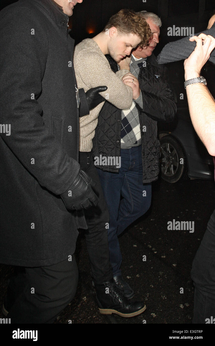 The Wanted Leaving Mahiki Looking The Worse For Wear Featuring Jay Mcguiness Where London 