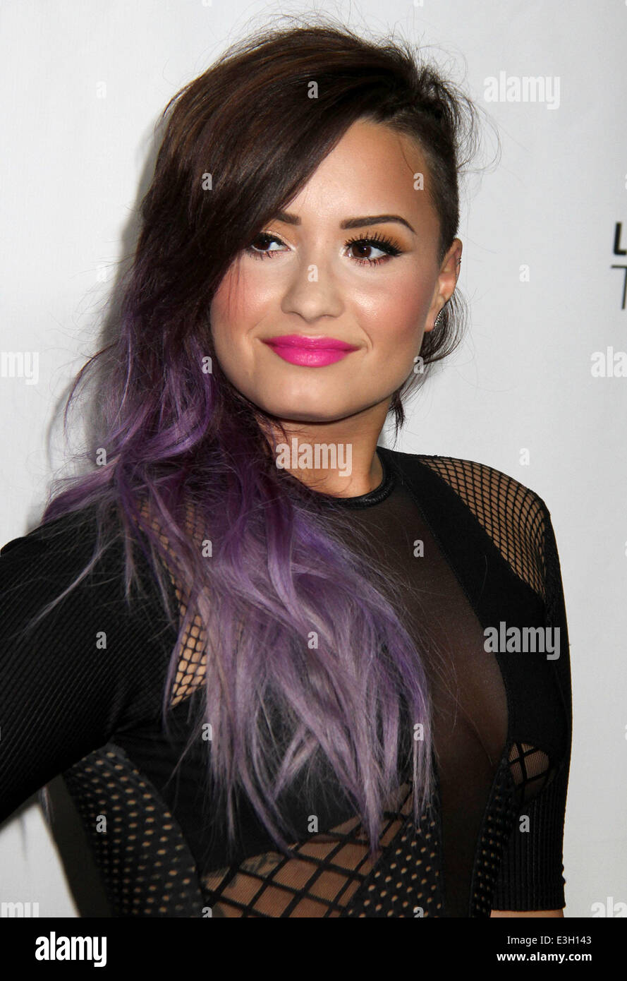 New York, New York, USA. 23rd June, 2014. Singer DEMI LOVATO attends ...