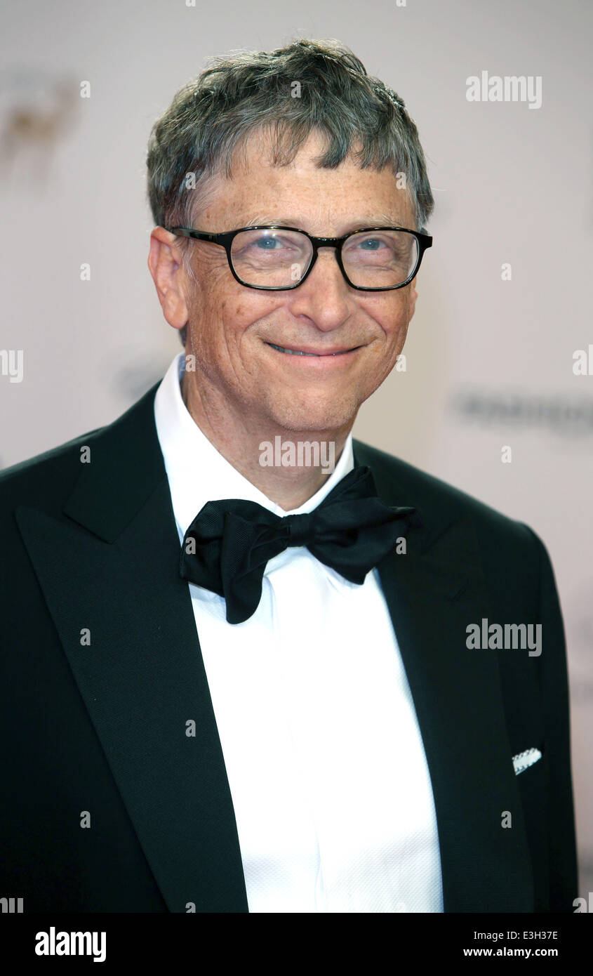Bambi 2013 awards at Musical Theater am Potsdamer Platz theatre. - Red Carpet  Featuring: Bill Gates Where: Berlin, Germany When: 14 Nov 2013 Stock Photo