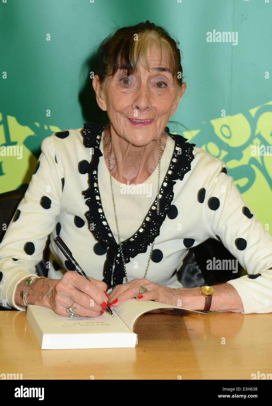 'Eastenders' actress June Brown at her 'Before the year Dot' book