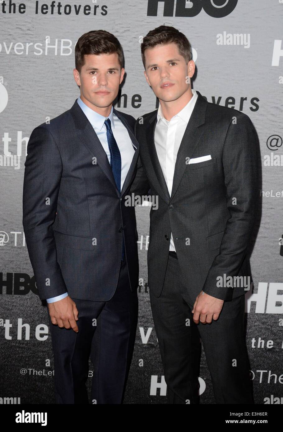 New York, NY, USA. 23rd June, 2014. Max Carver, Charlie Carver at arrivals  for THE LEFTOVERS Series Premiere on HBO, NYU Skirball Center for the  Performing Arts, New York, NY June 23,