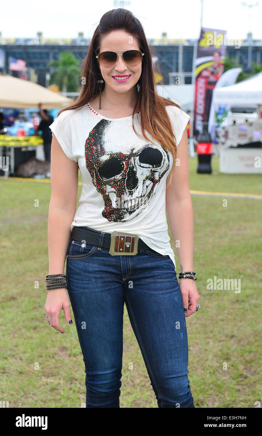 NASCAR Nationwide Series Ford EcoBoost 200 Featuring: Chelsea Bain