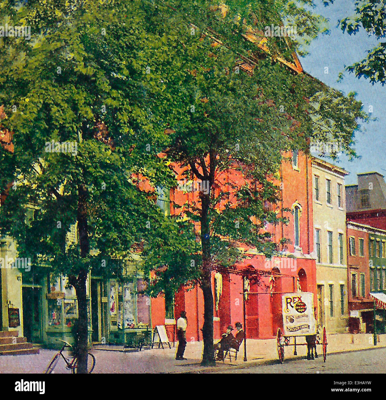 Old Theater where Lincoln was assassinated - Ford's Theatre 1900 Washington DC Stock Photo