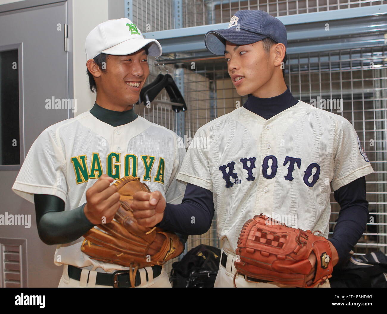 Kanagawa, Japan. 20th June, 2014. (LR) Yusuke Nanahara (Nagoya