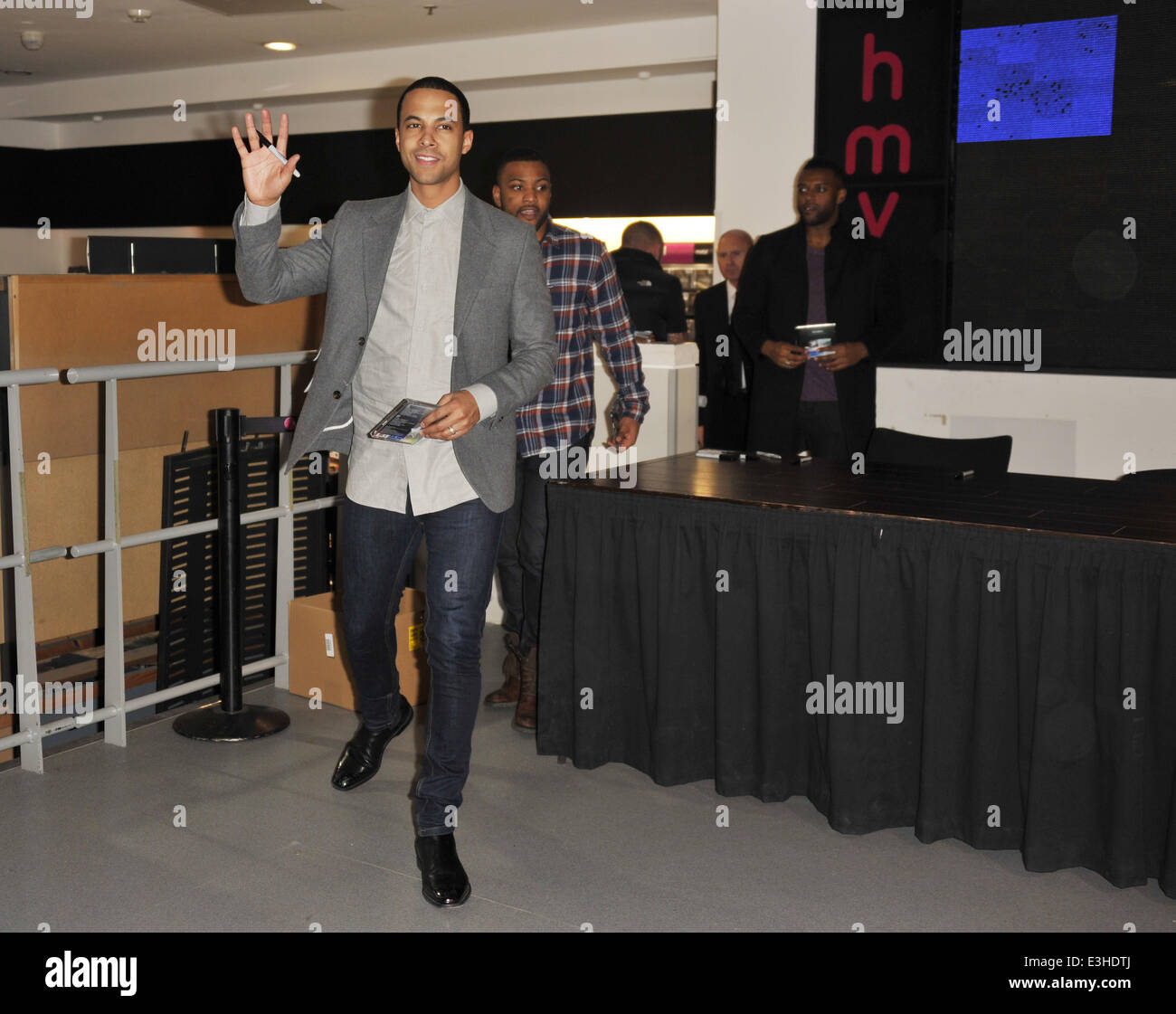 JLS sign copies of their new and last album 'Goodbye: Greatest Hits' at ...