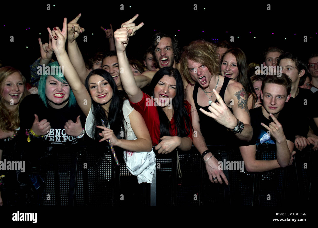 Avenged Sevenfold performing in concert at the Ziggo Dome Where