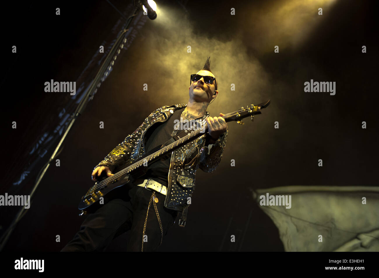 Avenged Sevenfold performing in concert at the Ziggo Dome Where