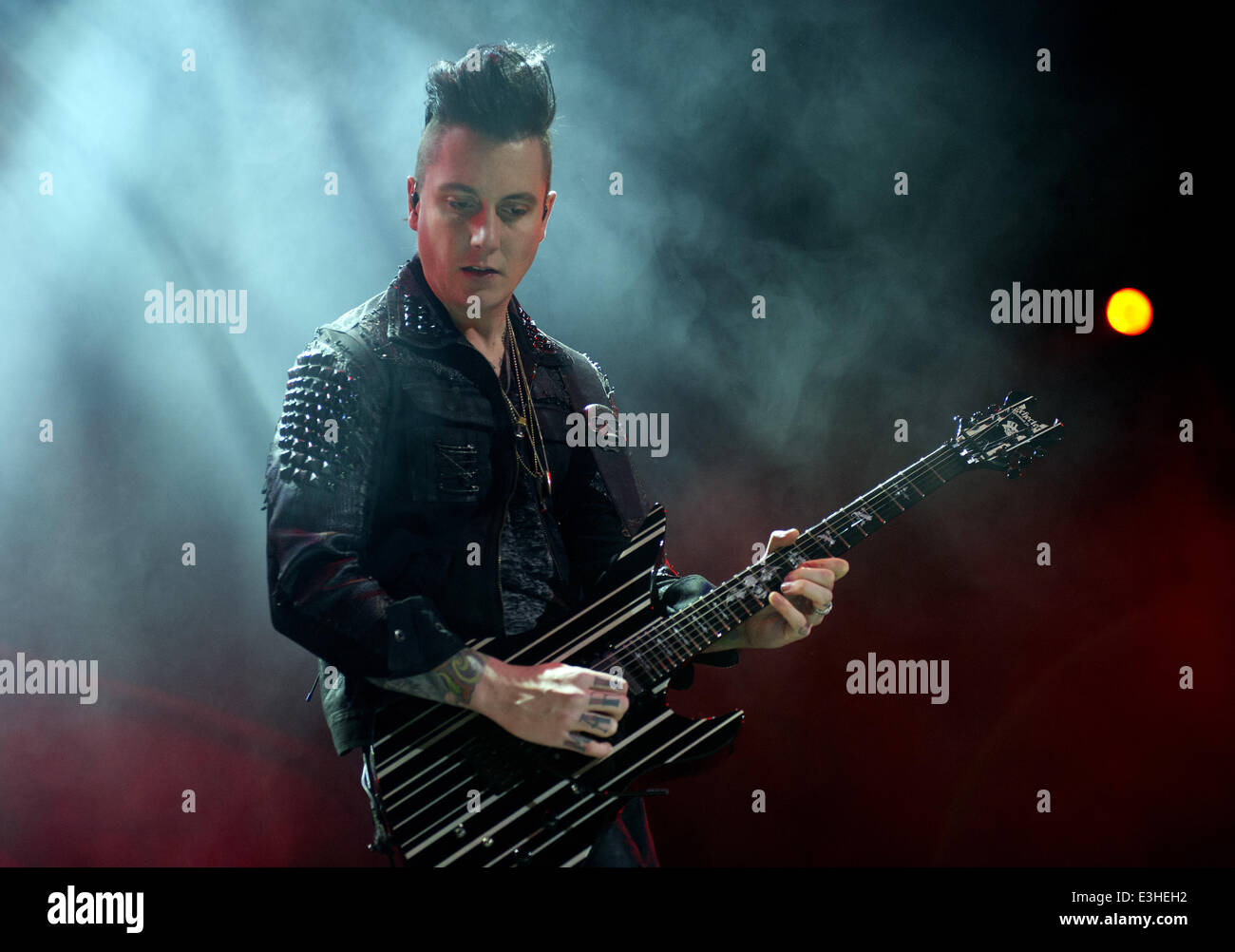 Avenged Sevenfold performing in concert at the Ziggo Dome Where