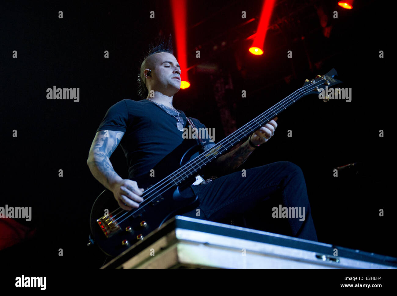 Avenged Sevenfold performing in concert at the Ziggo Dome Where