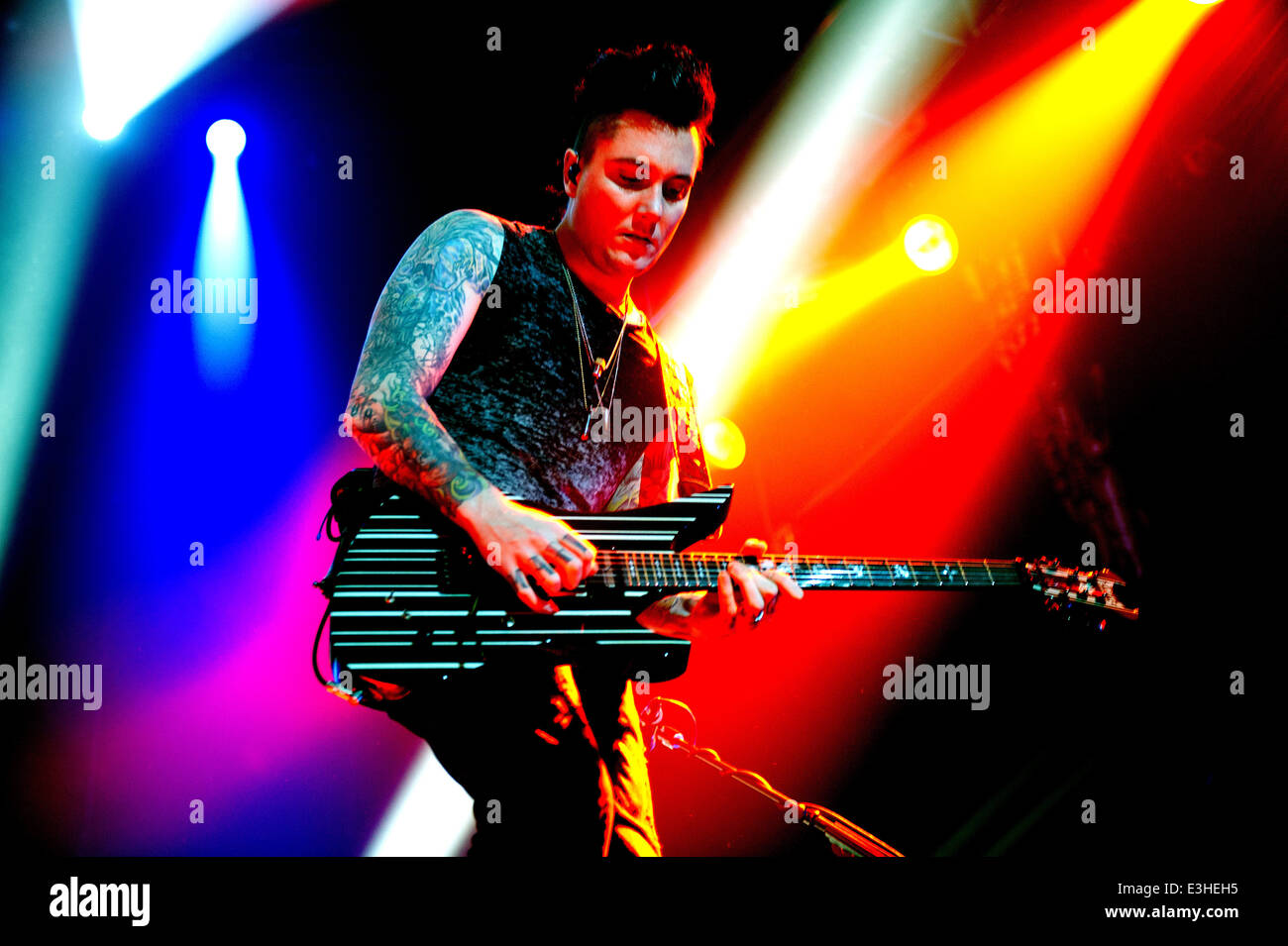Avenged Sevenfold performing in concert at the Ziggo Dome Where