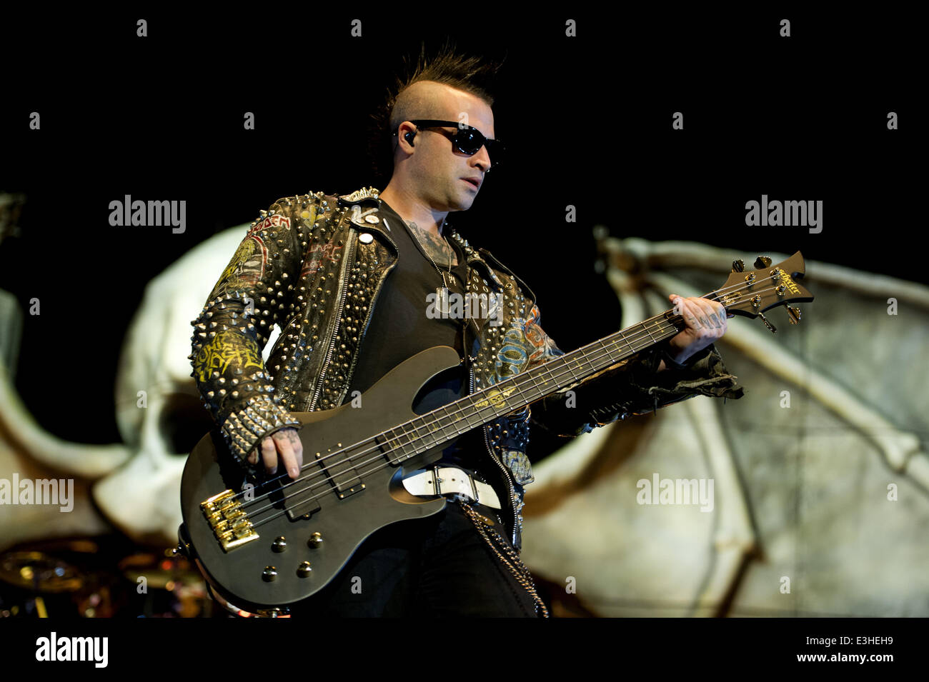 Avenged Sevenfold performing in concert at the Ziggo Dome Where