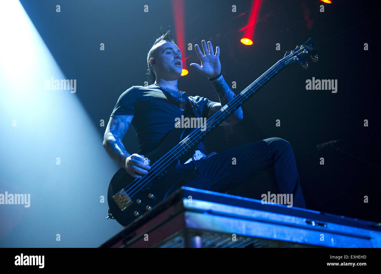 Avenged Sevenfold performing in concert at the Ziggo Dome Where