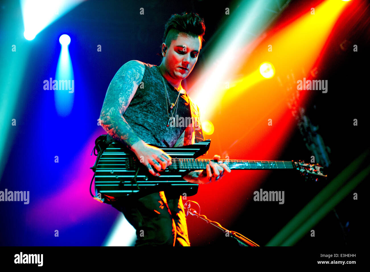 Avenged Sevenfold performing in concert at the Ziggo Dome Where