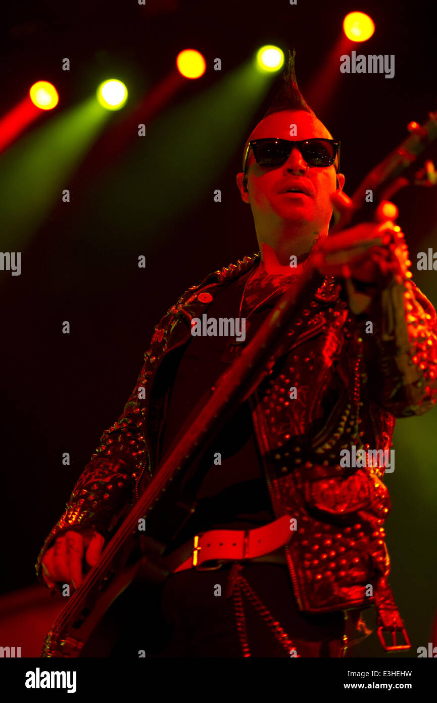 Avenged Sevenfold performing in concert at the Ziggo Dome Where