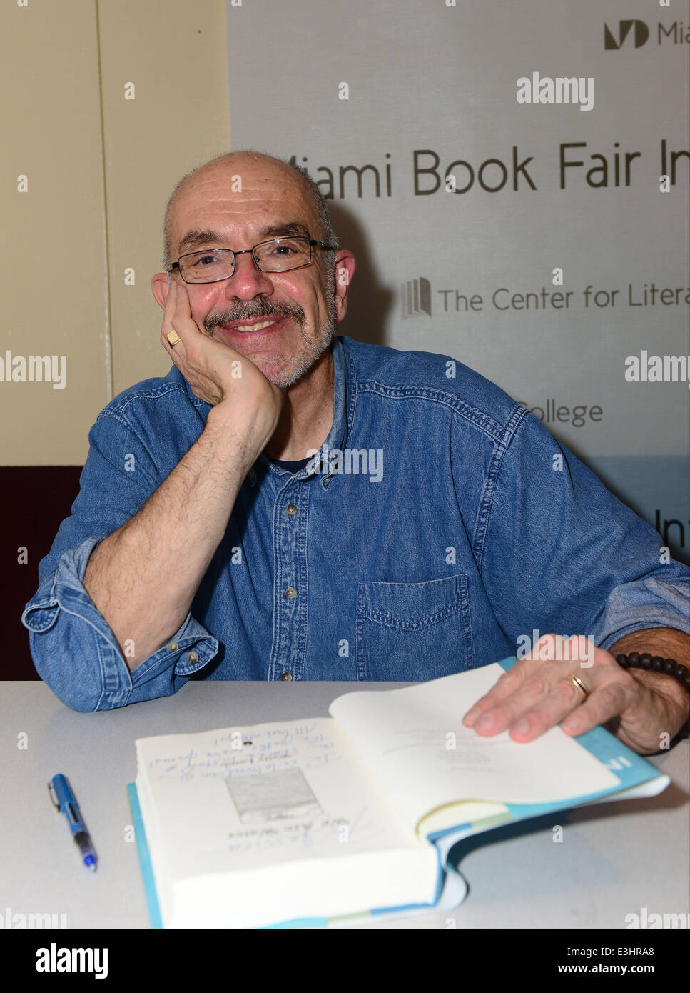 Miami Book Fair International 2013 An evening with Wally Lamb signing