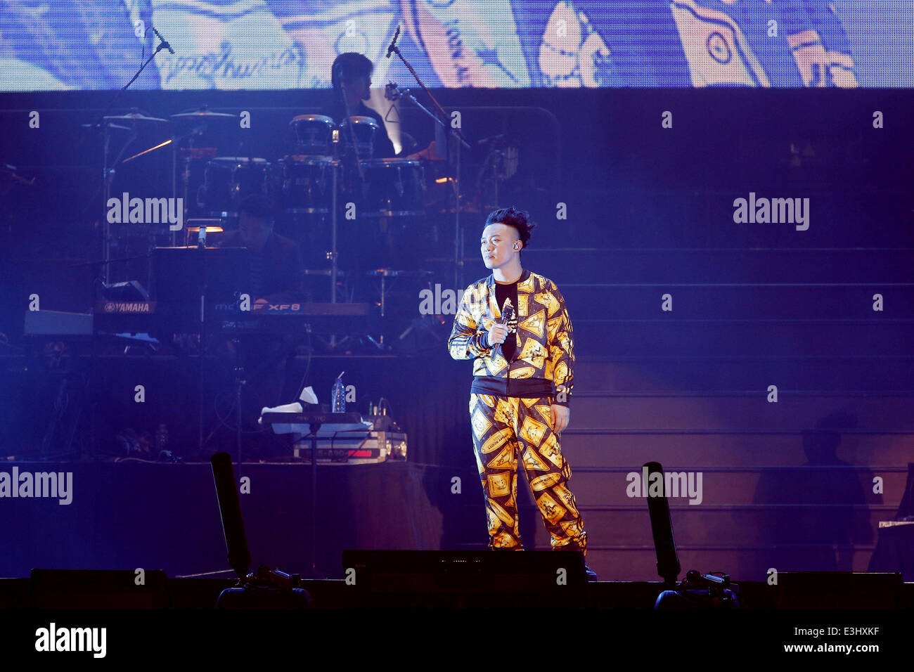 Eason Chan performs at Ricoh Coliseum during Eason's LIFE concert world tour. Featuring Eason Eason Chan performs at Ricoh Coliseum during Eason's LIFE concert world tour. Featuring Eason