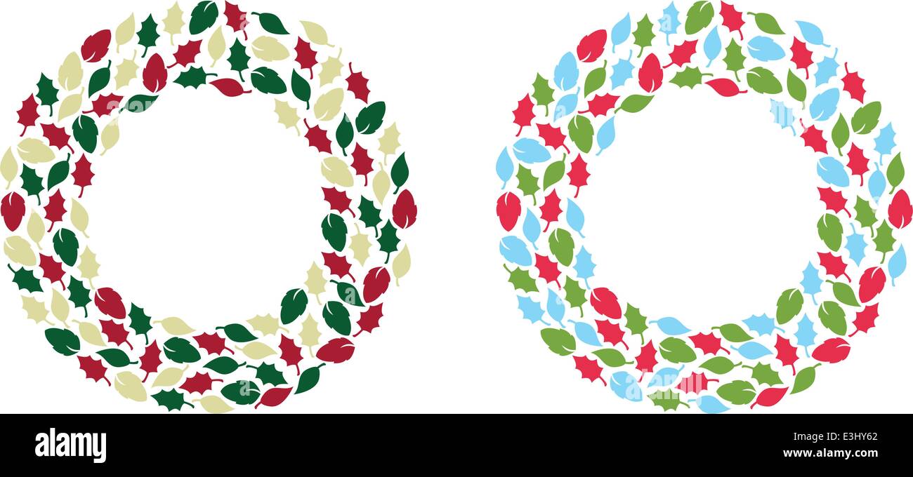 Christmas mistletoe hanging Stock Vector Images Alamy