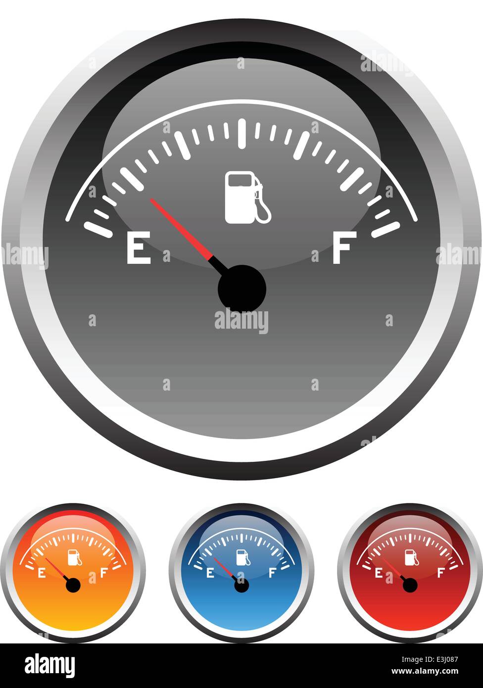 Car dashboard icons Stock Vector Images Alamy