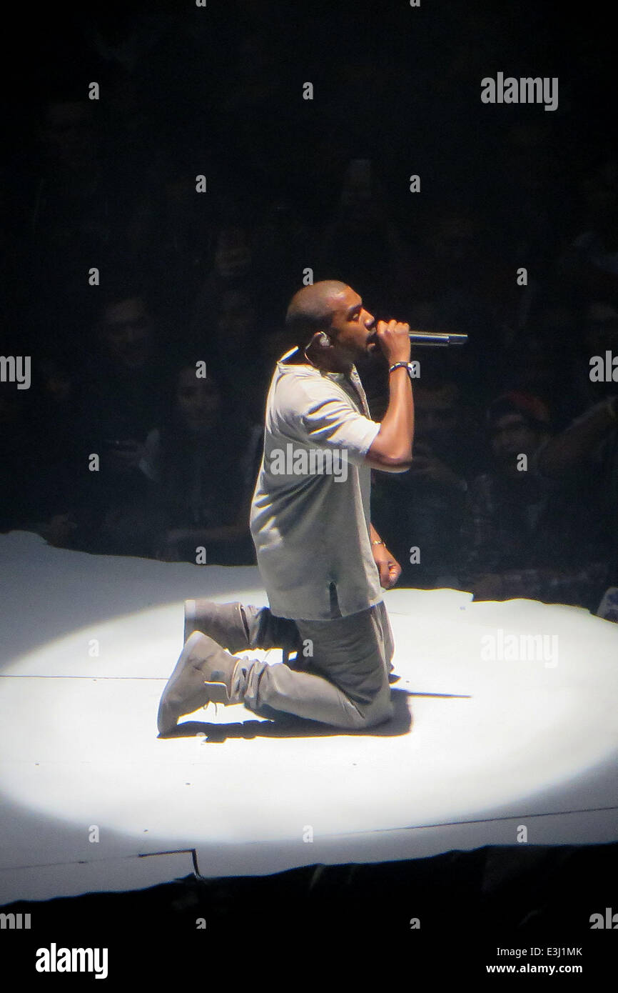 Kanye West Performs To A Sold Out Crowd At Madison Square Garden