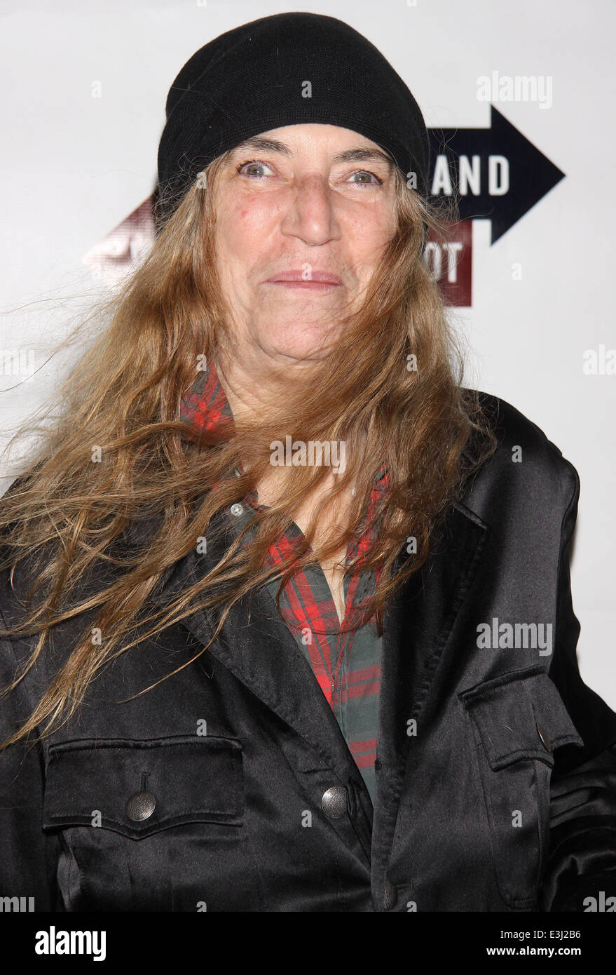 Opening Night for Broadway's Waiting For Godot at the Cort Theatre - Arrivals.  Featuring: Patti Smith Where: New York, New York, United States When: 24 Nov 2013 Stock Photo