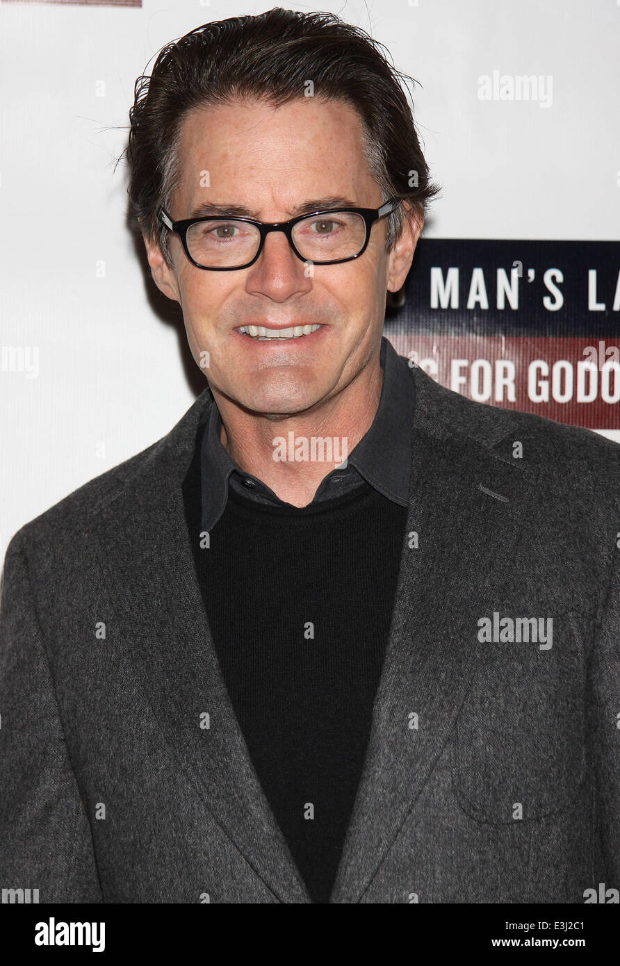 Opening Night for Broadway's Waiting For Godot at the Cort Theatre - Arrivals.  Featuring: Kyle Maclachlan Where: New York, New York, United States When: 24 Nov 2013 Stock Photo