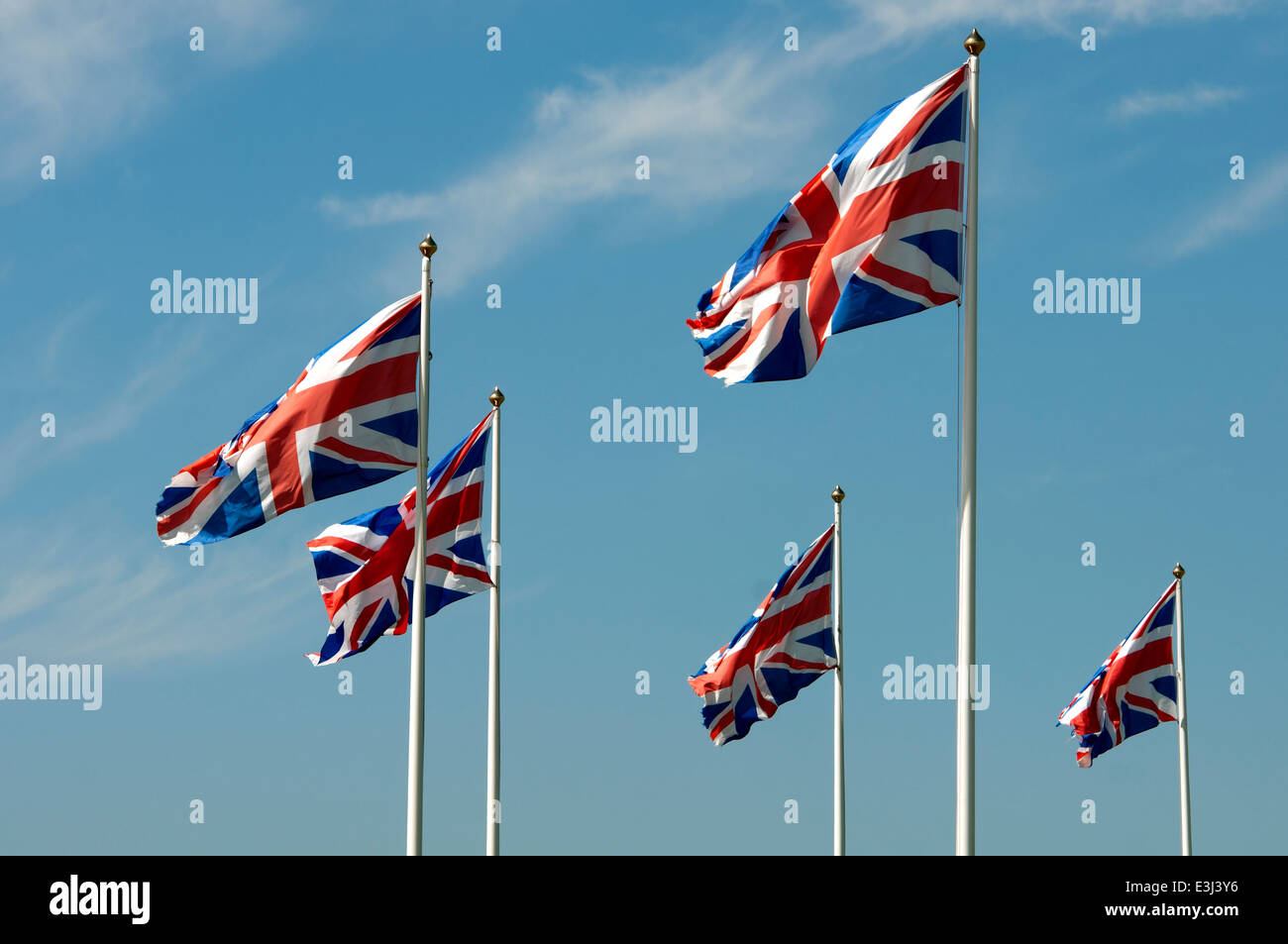 Union Jack flags Stock Photo Alamy