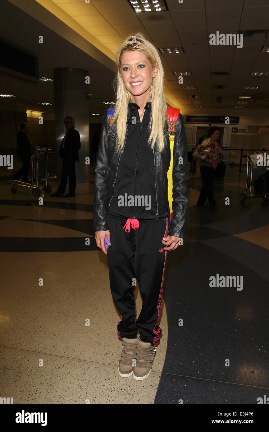 Tara Reid arriving at LAX airport Featuring: Tara Reid Where: Los
