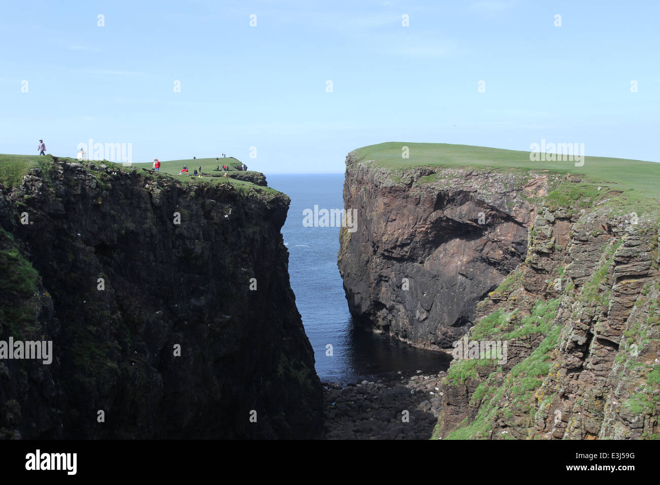 Calder's Geo Eshaness Northmavine Shetland Scotland  June 2014 Stock Photo