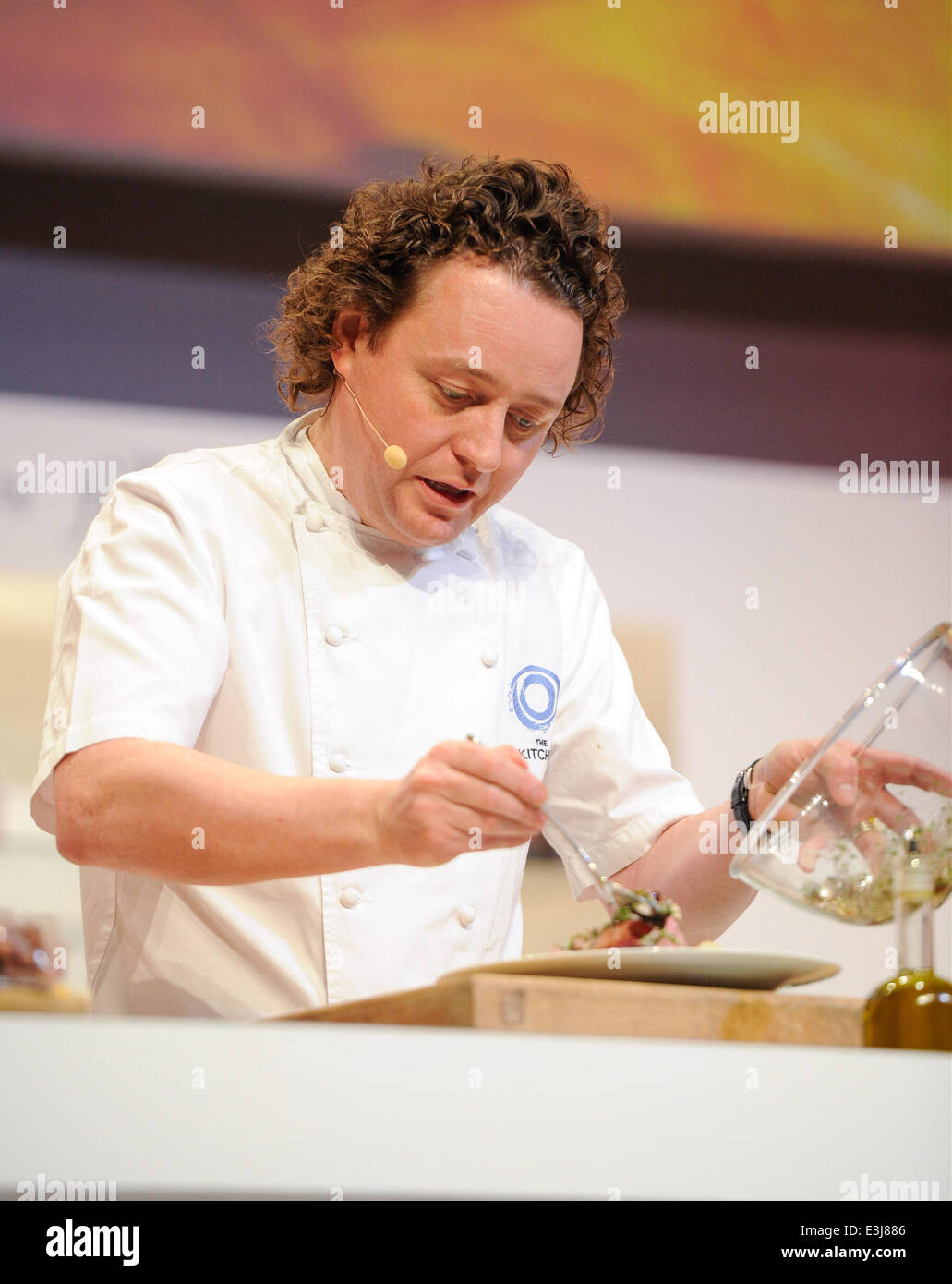 Celebrity chefs and guests at the BBC Good Food Show Winter at the NEC in Birmingham - Day 1  Featuring: Tom Kitchin Where: Birmingham, United Kingdom When: 27 Nov 2013 Stock Photo