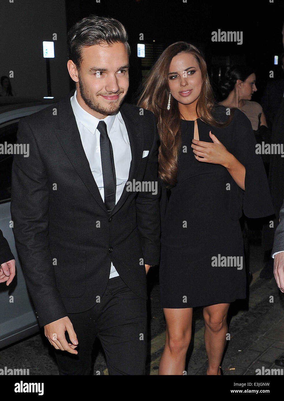 Celebrities seen leaving the Class of 92 after party held at the Chakana  club in London. Featuring: Liam Payne,Sophia,Sophia Smith Where: London,  United Kingdom When: 02 Dec 2013 Stock Photo - Alamy, image size:983x1390