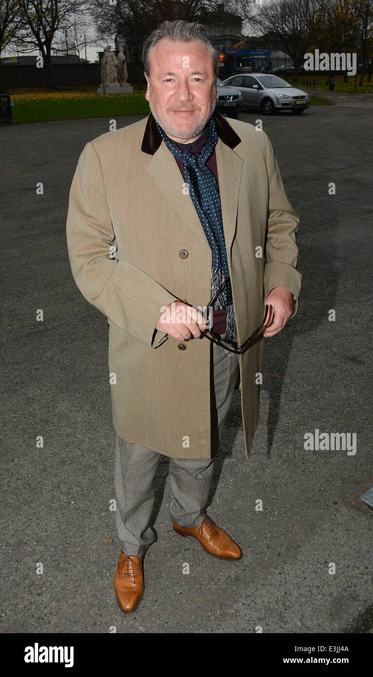 Actor Ray Winstone attends a screening of Sky 1 HD smuggler drama 'Moonfleet' with fellow cast members Aneurin Barnard & Lorcan Cranitch at Kings Inn...  Featuring: Ray Winstone Where: Dublin, Ireland When: 02 Dec 2013 Stock Photo