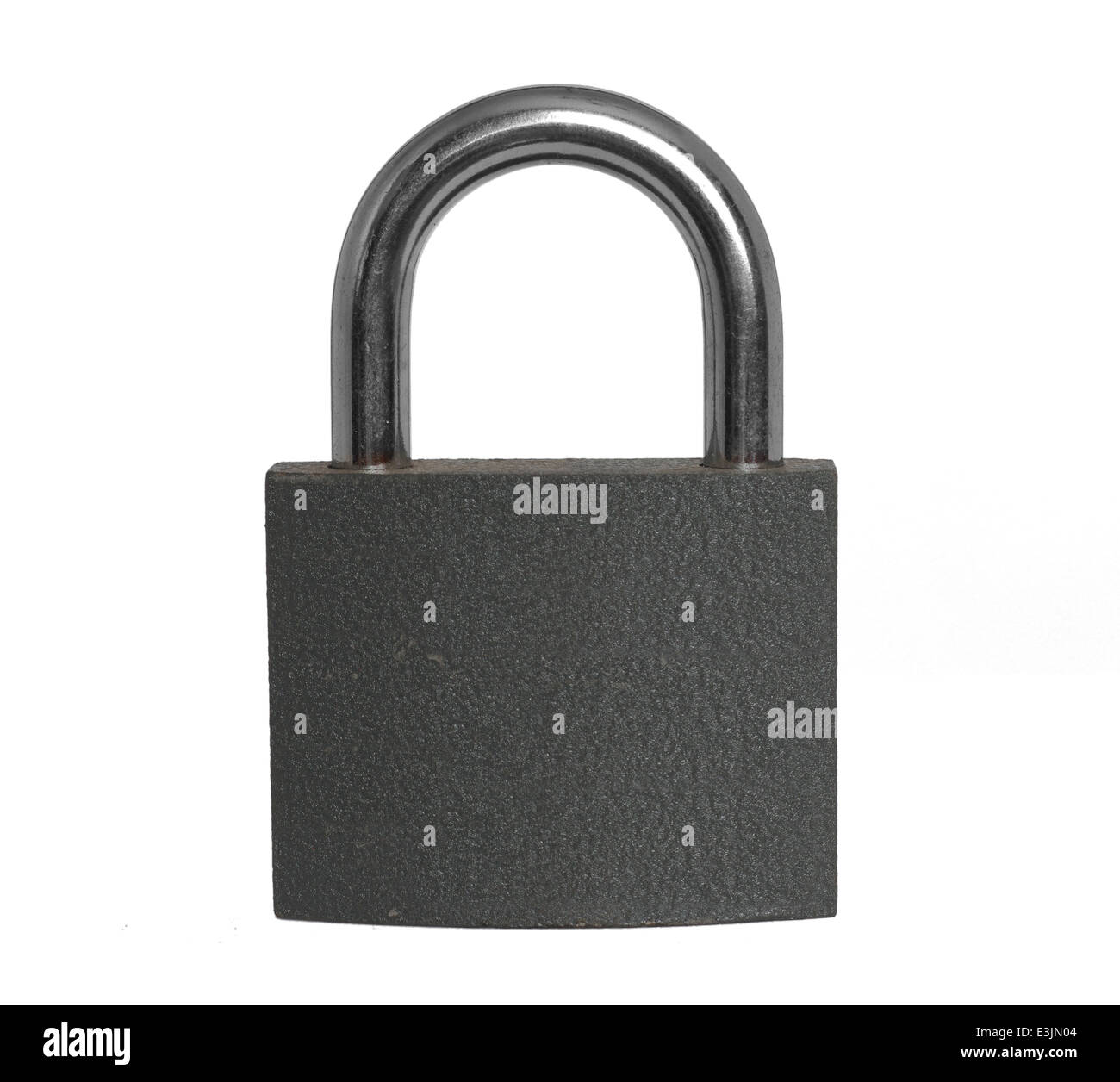 metal padlock on white background Stock Photo - Alamy