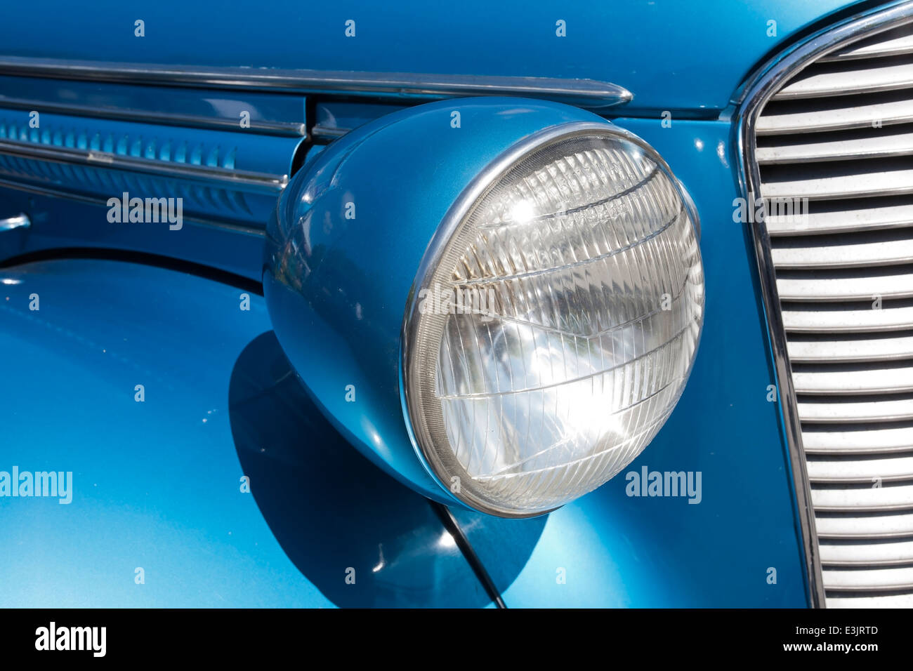 1930s Dodge Brothers automobile front light Stock Photo